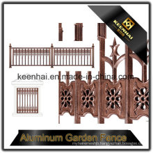 Garden Decoration Customized Cast Aluminum Iron Fence for Security